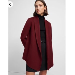 Coats | Theory Wool Shawl Jacket | Poshmark